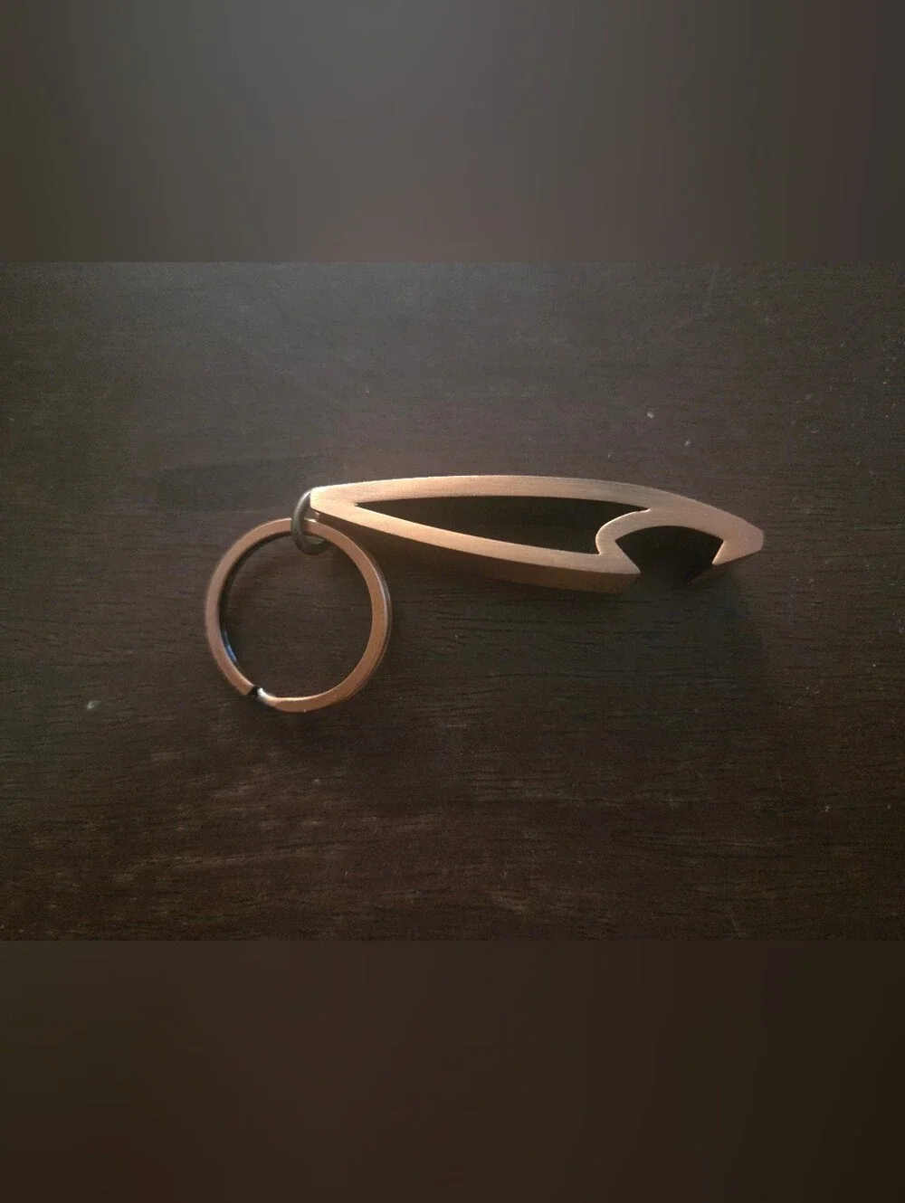 Bronze Metal Keyring Bottle Opener Keychain
